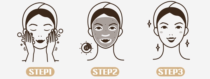 EUNYUL Pore Tightening Black Mask