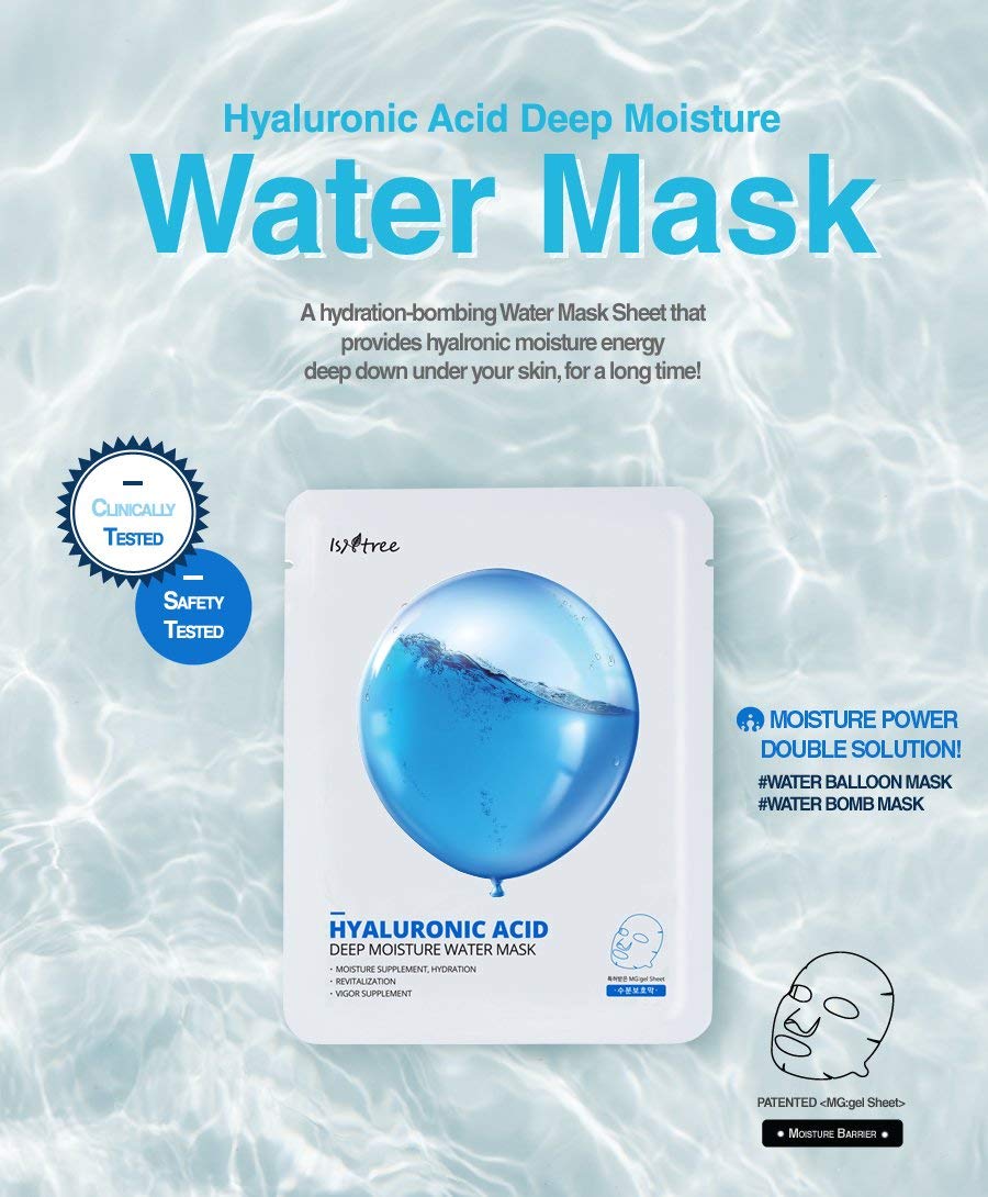   -    Isntree Hyaluronic Acid Deep Moisture Water Mask