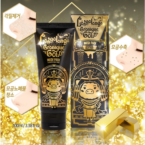 -   Hell-Pore Longolongo Gronique Gold Mask Pack Elizavecca (,  3)