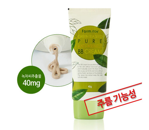        Green Tea Seed Pure Anti-Wrinkle BB Cream FarmStay (,  1)