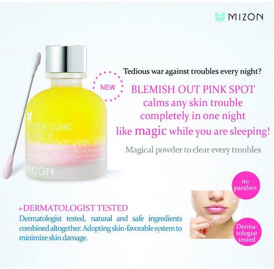       Mizon (, Mizon Acence Blemish Out Pink Spot)