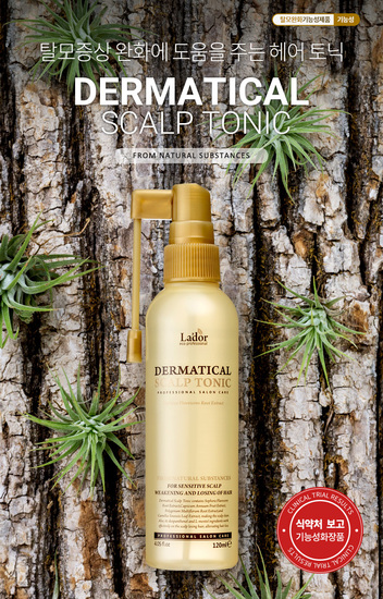 Укрепляющий тоник для волос и кожи головы Dermatical Scalp Tonic Lador (фото, вид 2)