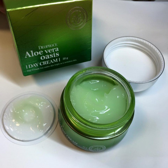        Aloe Vera Oasis Day Cream Deoproce (,  1)