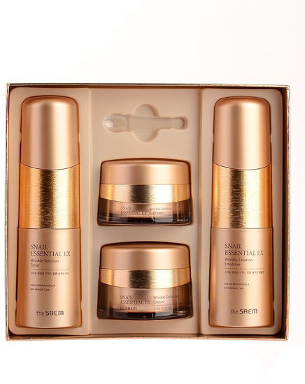    -    Snail Essential Ex Wrinkle Solution Skin Care 3 Set The Saem (,  1)