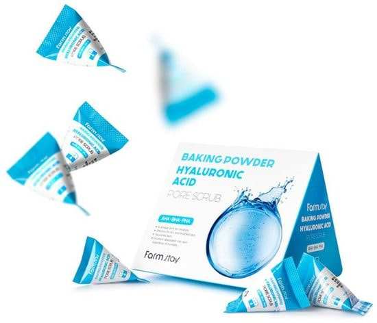        Hyaluronic Acid Baking Powder Pore Scrub FarmStay (,    FarmStay Hyaluronic Acid Baking Powder Pore Scrub)