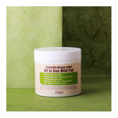        Centella Green Level All In One Mild Pad Purito (, Purito Centella Green Level All In One Mild Pad)