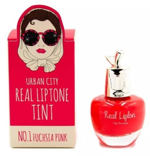    City Real Liptone Tint Baviphat (URBAN DOLLKISS) (,    Baviphat 01 Fuchsia Pink  )