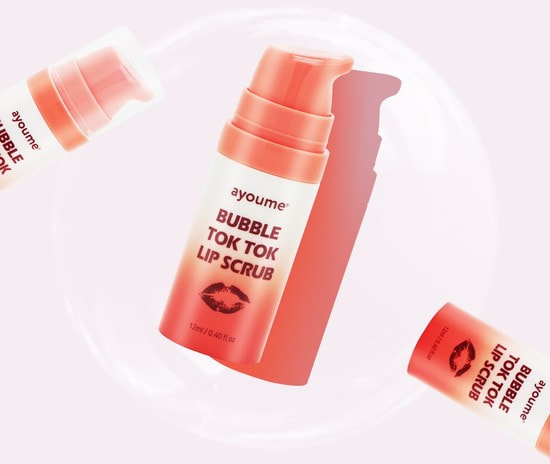    Bubble Tok Tok Lip Scrub Ayoume (,    )