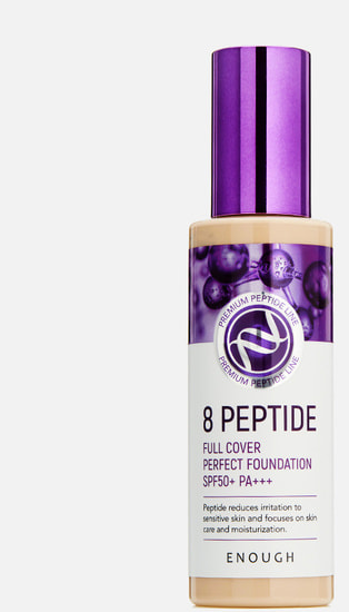     8 Peptide Full Cover Perfect Foundation Spf 50 Enough (,     Enough)
