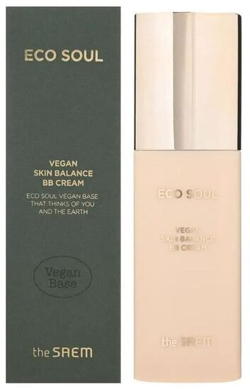  BB  Eco Soul Vegan Skin Balance BB Cream SPF50 The Saem (,   BB )