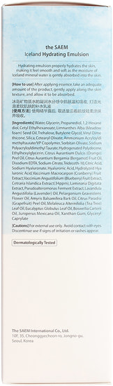      Iceland Hydrating Emulsion The Saem (,  2)