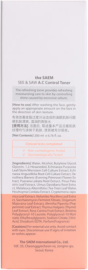       A.C Control Toner The Saem (,  2)