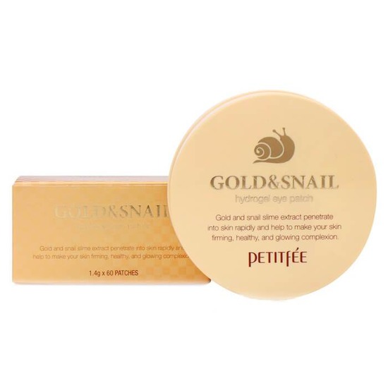          Gold and Snail Hydrogel Eye Patch Petitfee (,  2)