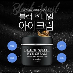       Black Snail Eye Cream Eyenlip.  2