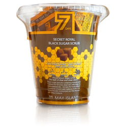            Seven Days Secret Royal Black Sugar Scrub May Island.  2