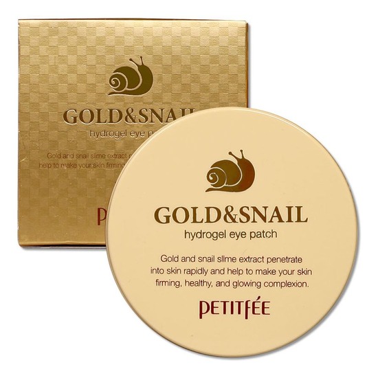          Gold and Snail Hydrogel Eye Patch Petitfee ()