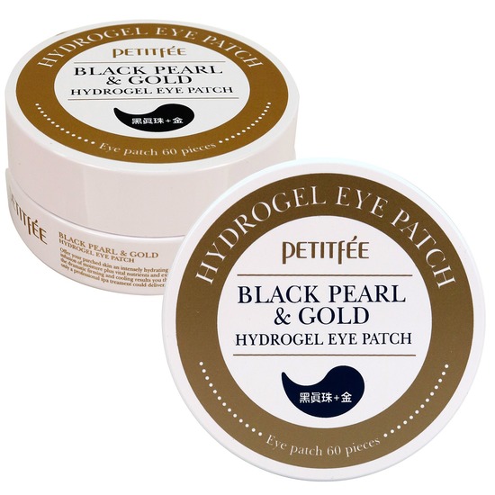           Black Pearl and Gold Hydrogel Eye Patch Petitfee ()