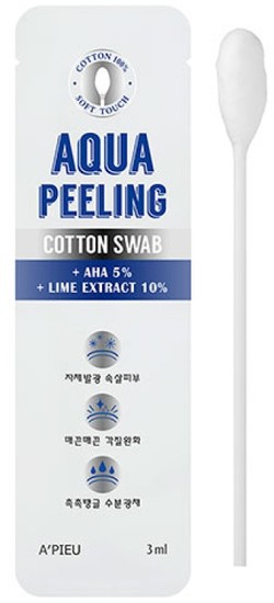       AHA  Aqua Peeling Cotton Swab Mild Apieu ()
