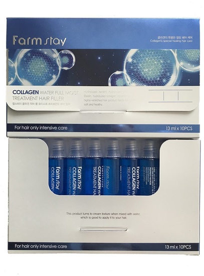       Collagen Water Full Moist Treatment Hair Filler FarmStay ()