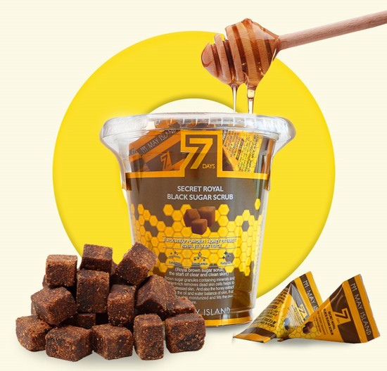            Seven Days Secret Royal Black Sugar Scrub May Island ()