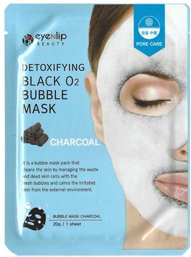      Detoxifying Black O2 Bubble Mask Charcoal Eyenlip
