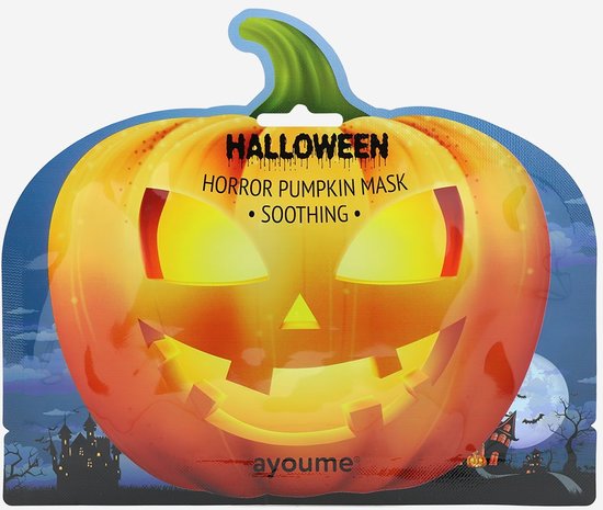      Halloween Horror Pumpkin Mask Soothing Ayoume ()