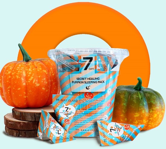         7 Days Secret Healing Pumpkin Sleeping Pack May Island ()