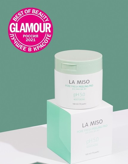      H 5.0 Pore Fresh Peeling Pad La Miso (,        )