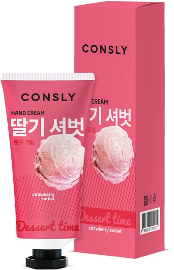        Dessert Time Strawberry Sorbet Hand Cream CONSLY
