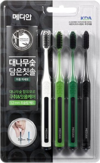       Median Bamboo Charcoal Toothbrush