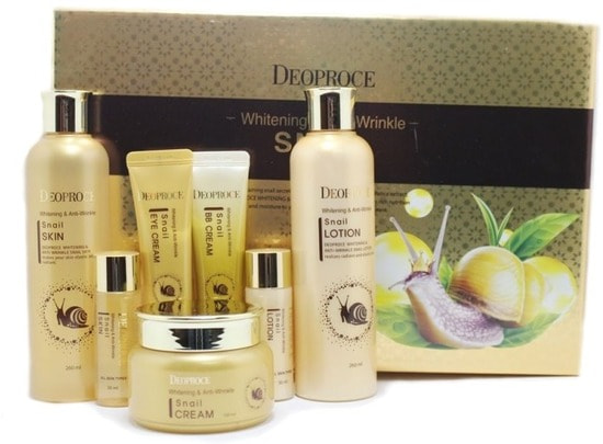           Whitening & Anti-Wrinkle Snail 5 Set Deoproce (,           Deoproce)