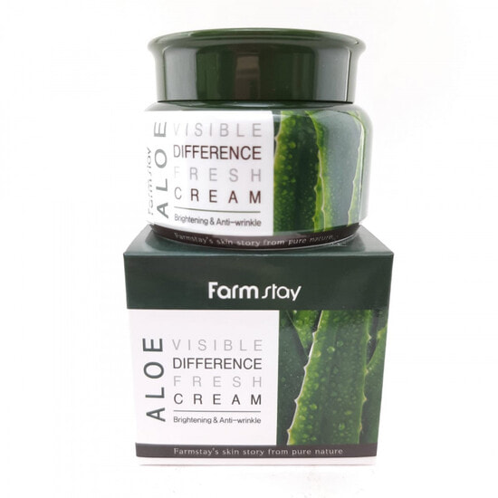        Aloe Visible Difference Fresh Cream FarmStay (,        FarmStay Aloe Visible Difference Fresh Cream)