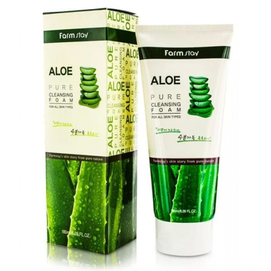      Aloe Pure Cleansing Foam FarmStay (,      FarmStay Aloe Pure Cleansing Foam)