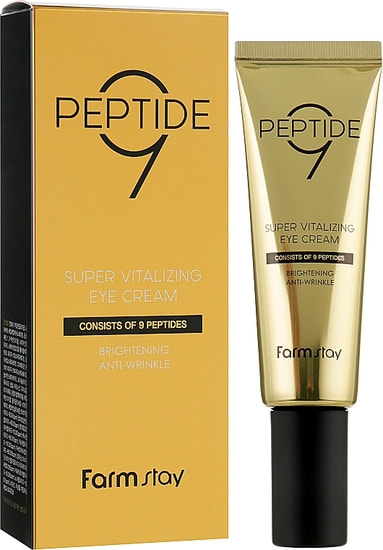       Peptide 9 Super Vitalizing Eye Cream FarmStay (,       FarmStay Peptide 9 Super Vitalizing Eye Cream)