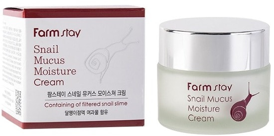      Snail Mucus Moisture Cream FarmStay (,      FarmStay Snail Mucus Moisture Cream)