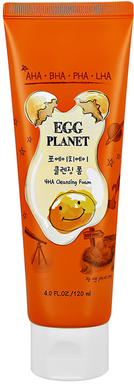     AHA BHA  PHA- Egg Planet 4HA Cleansing Foam Daeng Gi Meo Ri