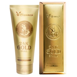        24K Gold Snail Cleansing Foam Elizavecca