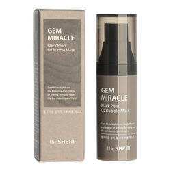      Gem Miracle Black Pearl O2 Bubble Mask The Saem