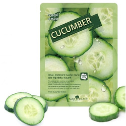       Real Essence Cucumber Mask Pack May Island