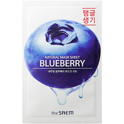      Natural Mask Sheet Blueberry The Saem