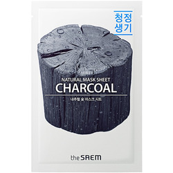      Natural Charcoal Mask Sheet The Saem