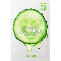        Natural Cucumber Mask Sheet The Saem