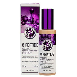     8 Peptide Full Cover Perfect Foundation Spf 50 Enough