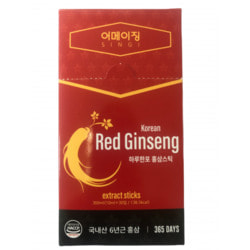 Сироп с экстрактом корейского красного женьшеня в стиках SINGI 6 year old korean red ginseng